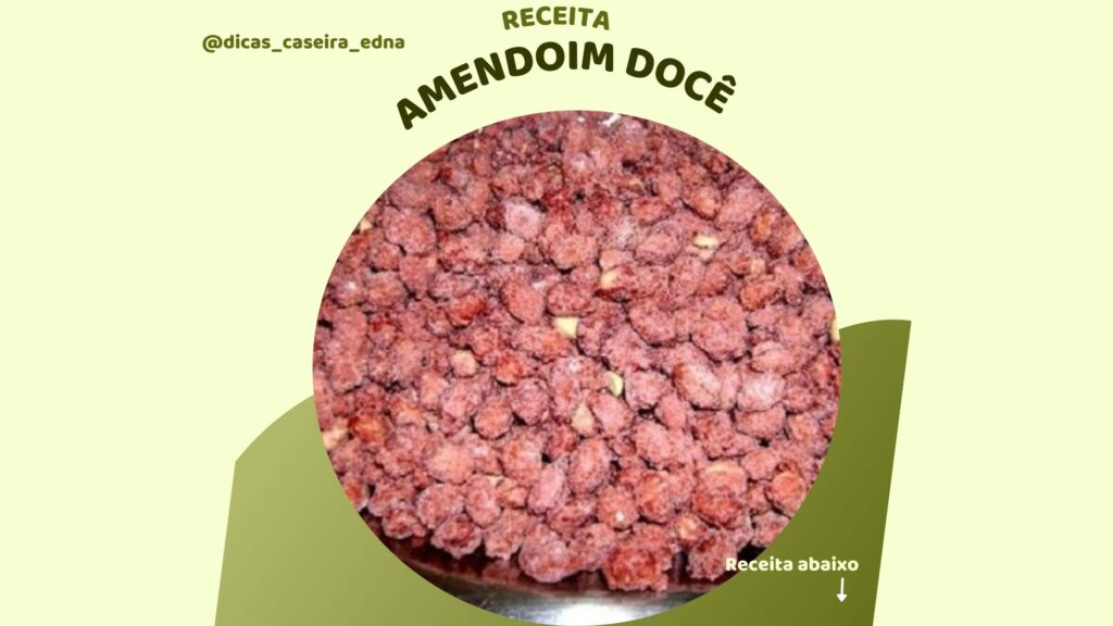 O amendoim doce é muito facil de fazer e você pode colocar em pequenos saquinhos e vender, ou somente comer como petisco. 