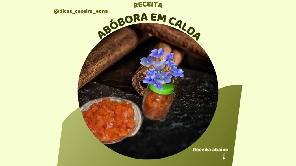 DOCE DE ABÓBORA EM CALDA