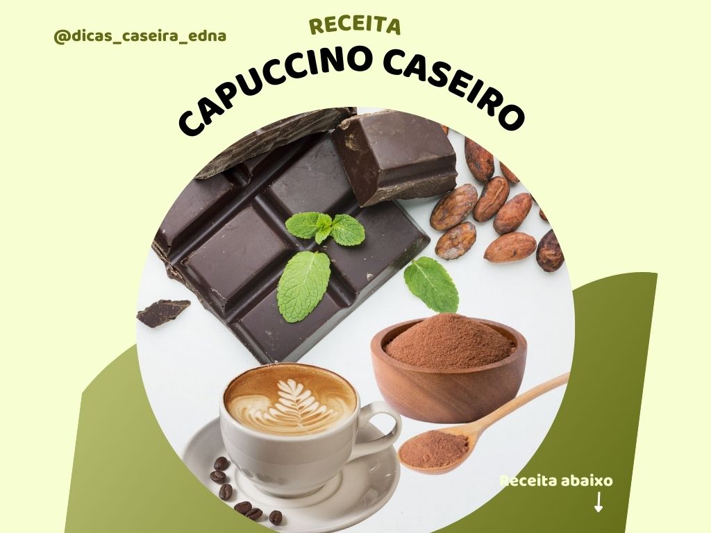 Capuccino Caseiro é uma bebida muito gostosa principalmente para estes dias frio, facil de fazer e de qualidade. Aproveite.