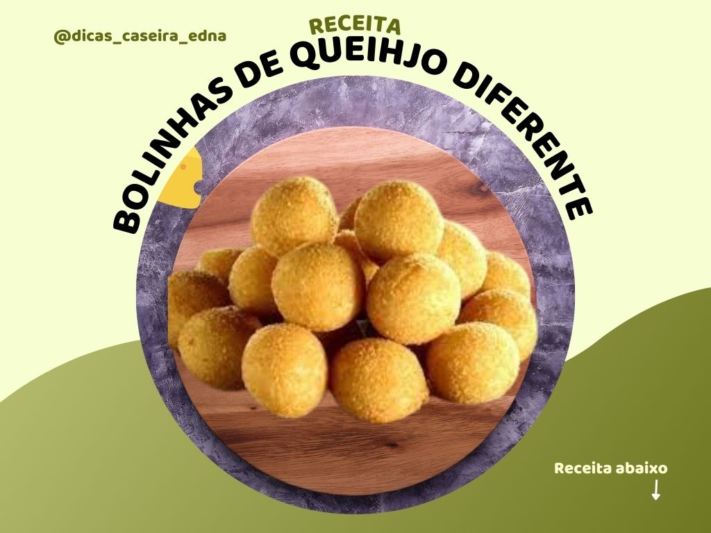 Bolinha de queijo diferente muito facil de fazer, muito bom para tomar com cafézinho ou chocolate quente. 