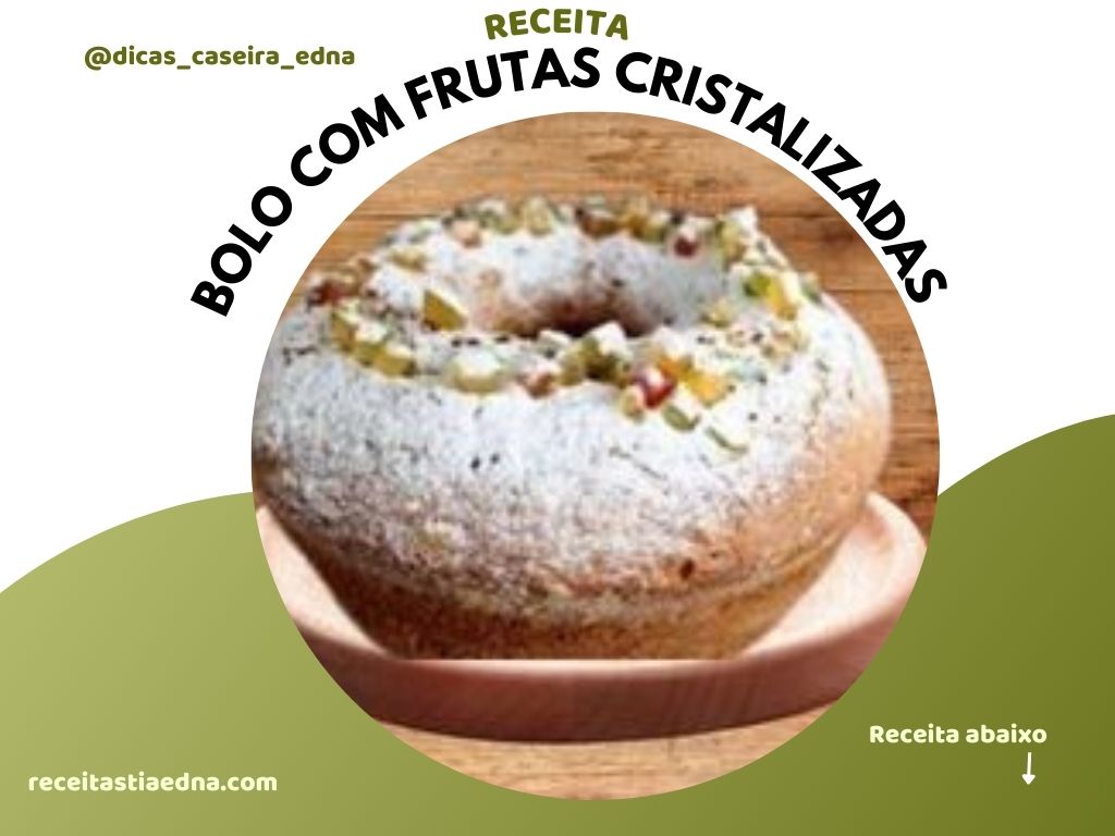 Deixe seu dia mais doce com o sabor irresistível do nosso bolo de frutas cristalizadas! Uma combinação perfeita de tradição e sabor, feita com carinho para encantar o seu paladar. Experimente agora!